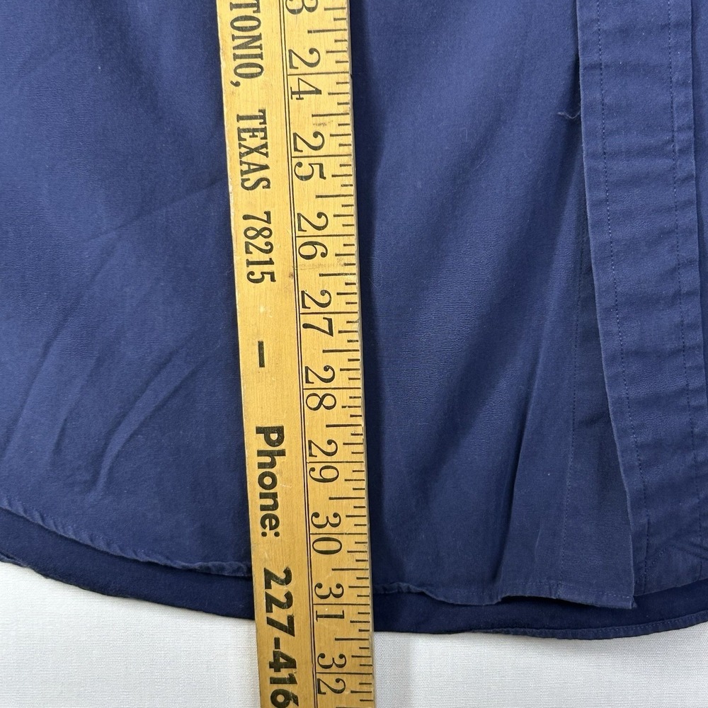 Ralph Lauren Shirt Men's XXL 2XL Slim Fit Navy Blue Button Down Long Sleeve - Picture 11 of 15